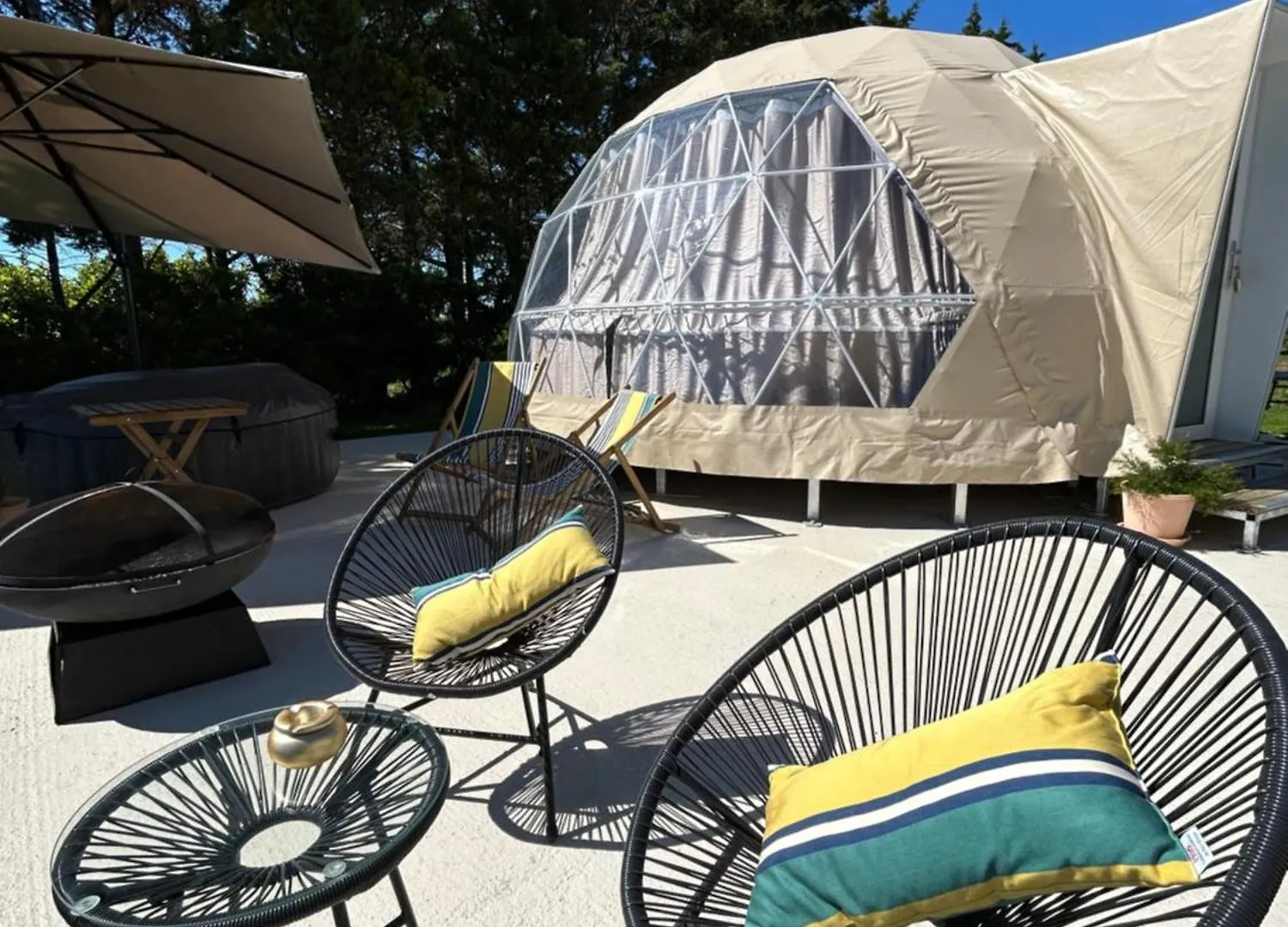 Campismo de Luxo Dome Lauragais Hotel Caignac França